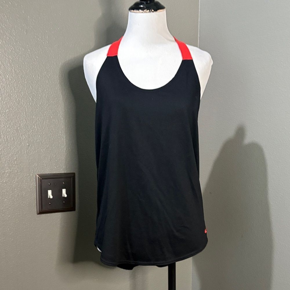 Nike Black Tank with Red Accents
